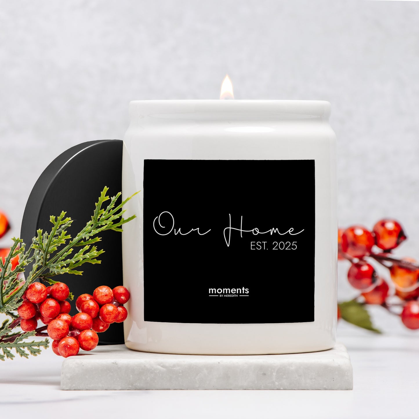 Our Home Est. 2025 Candle