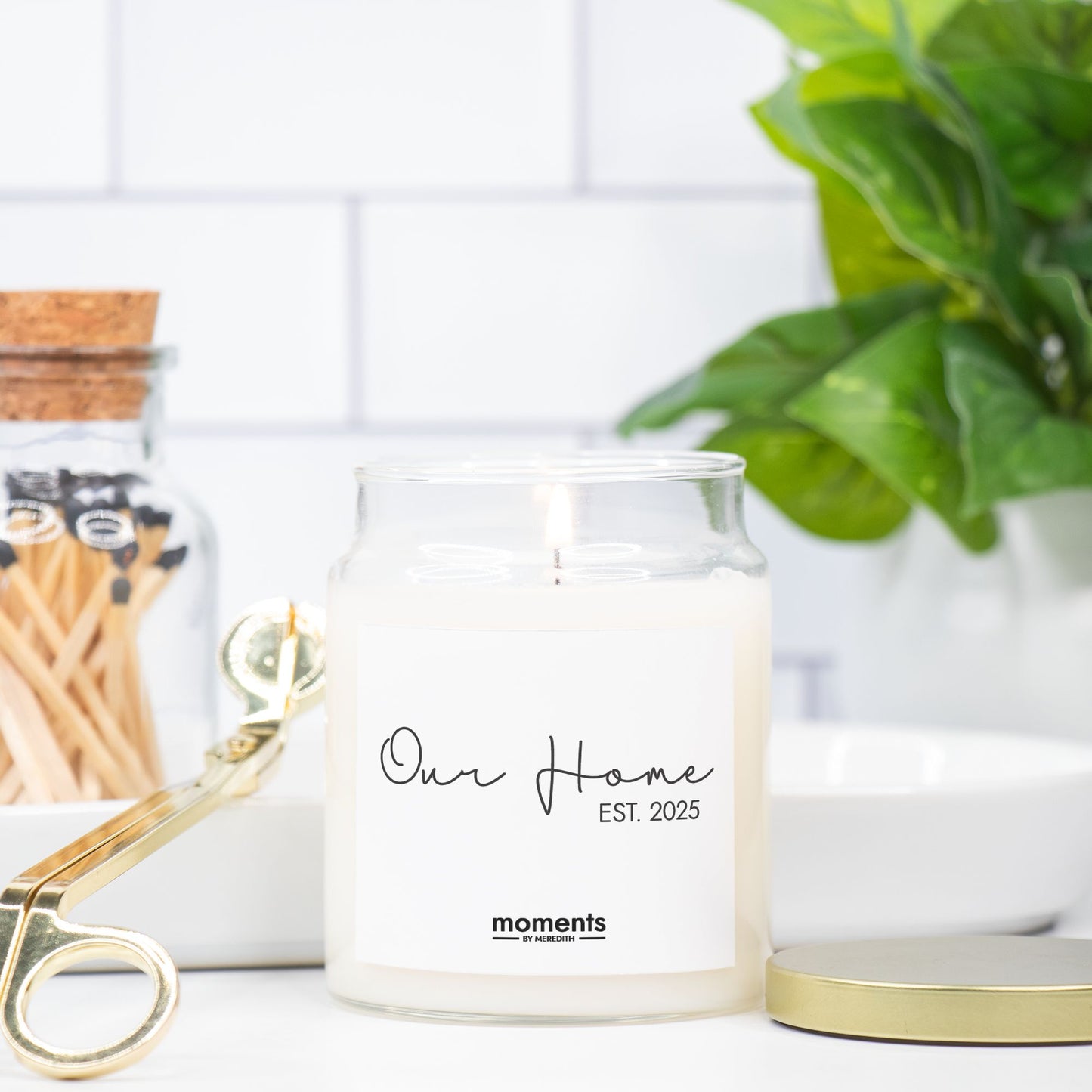 Our Home Est. 2025 Candle